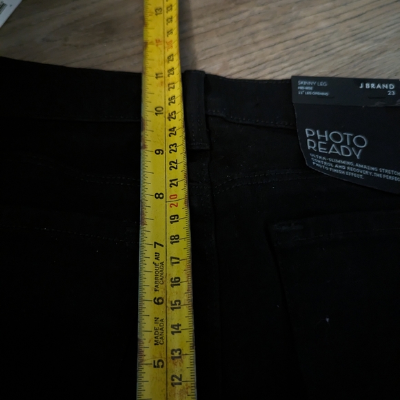NWT, J Brand Photo Ready, black jeans, size 23 - Picture 13 of 15